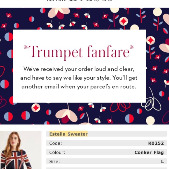 Boden Union Jack Sweater Jumper Crewneck - Picture 15 of 15